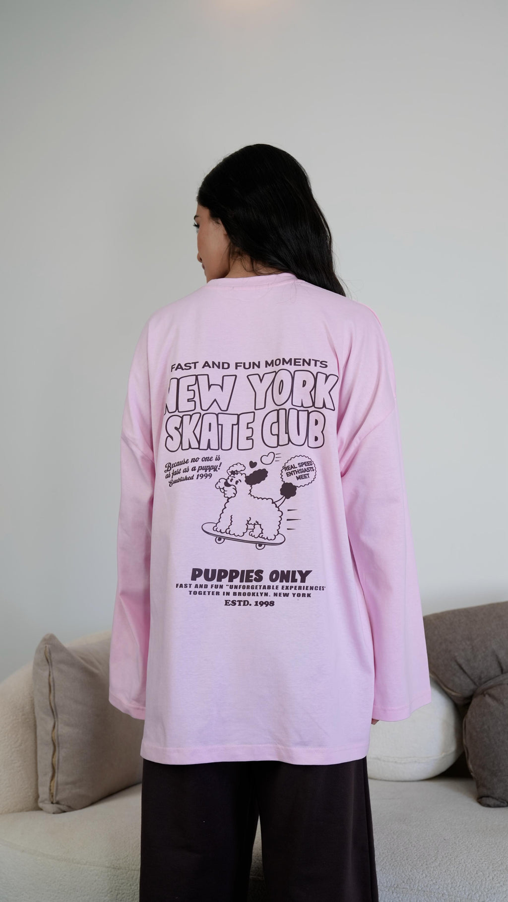 New York widesleeves t-shirt