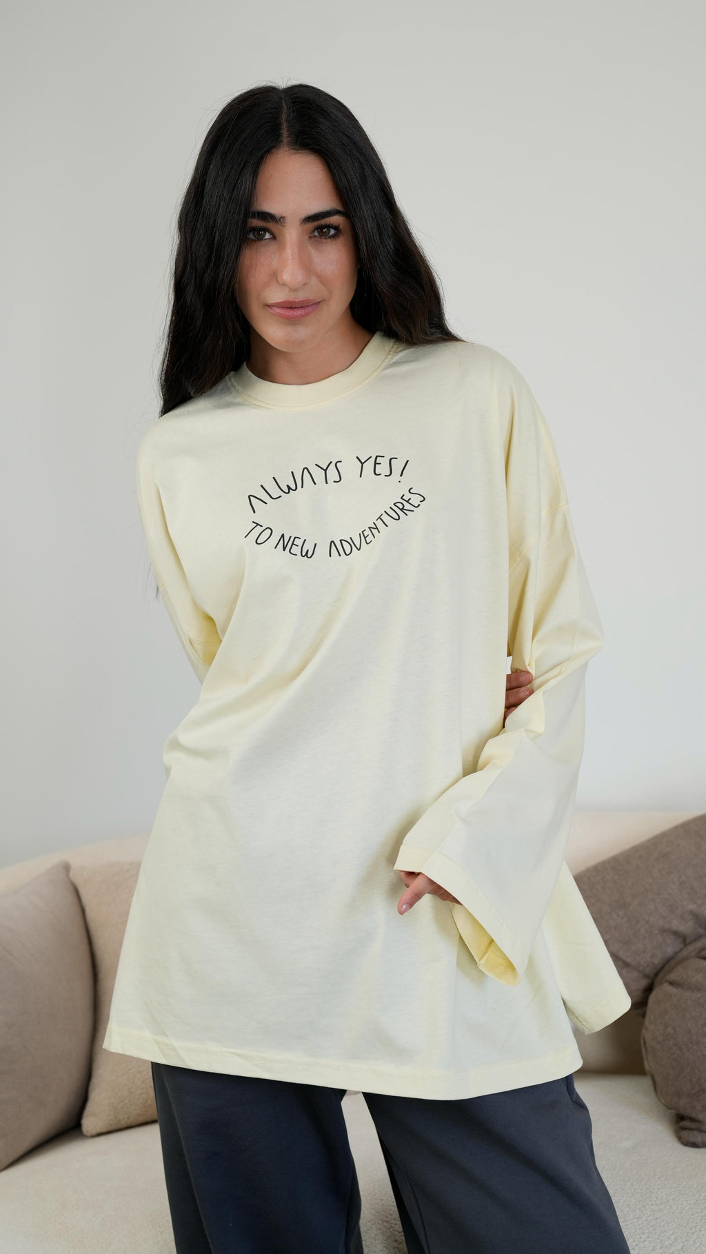 Always yes! widesleeves t-shirt