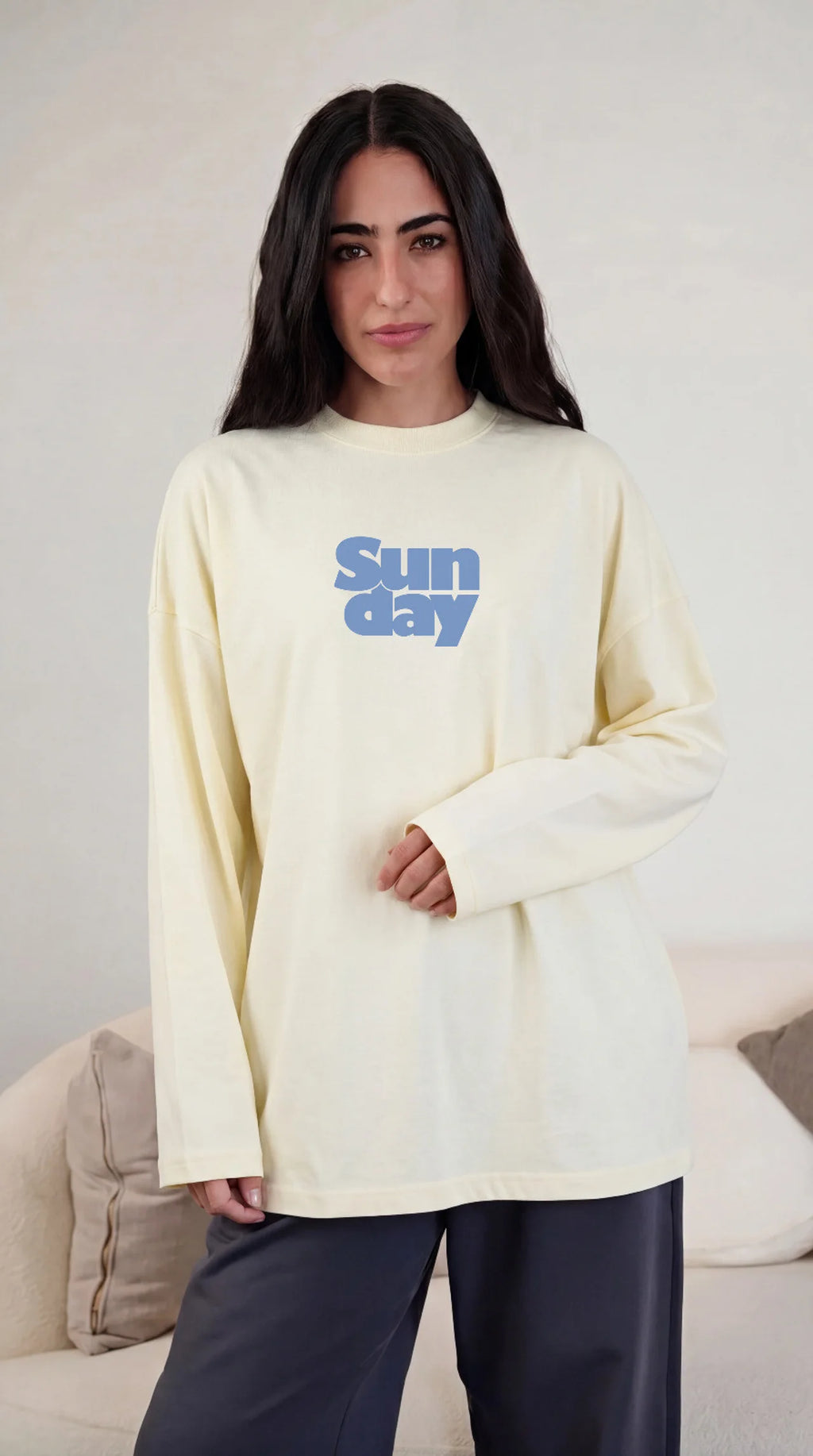 Sunday long-sleeve t-shirt
