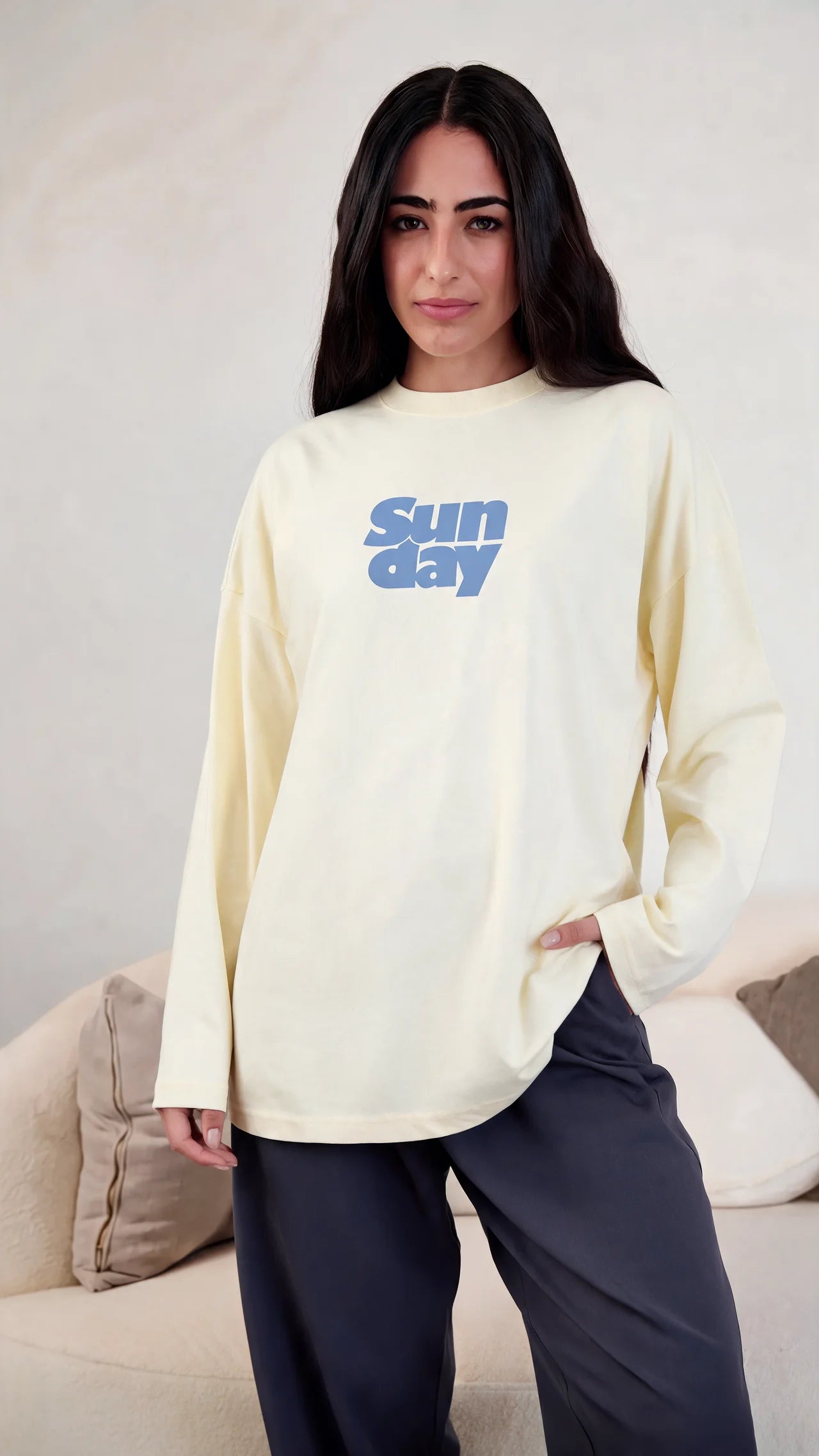 Sunday long-sleeve t-shirt