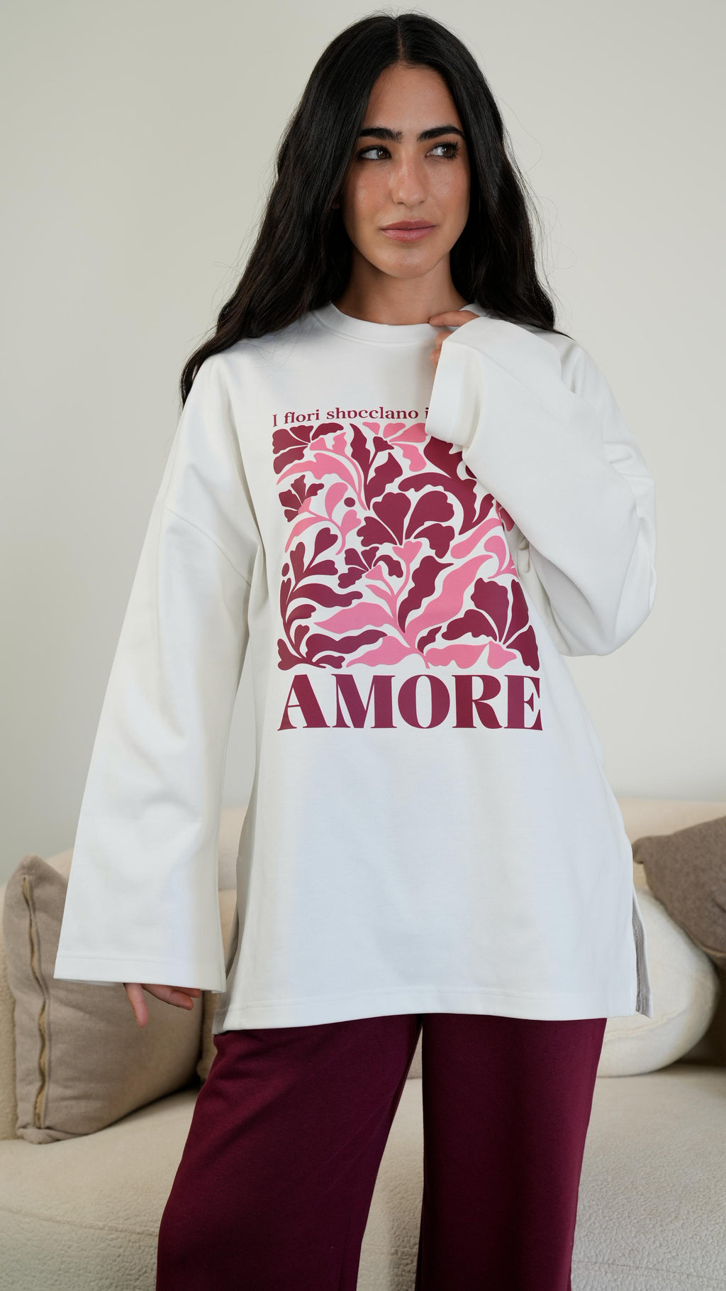 Amore widesleeves t-shirt