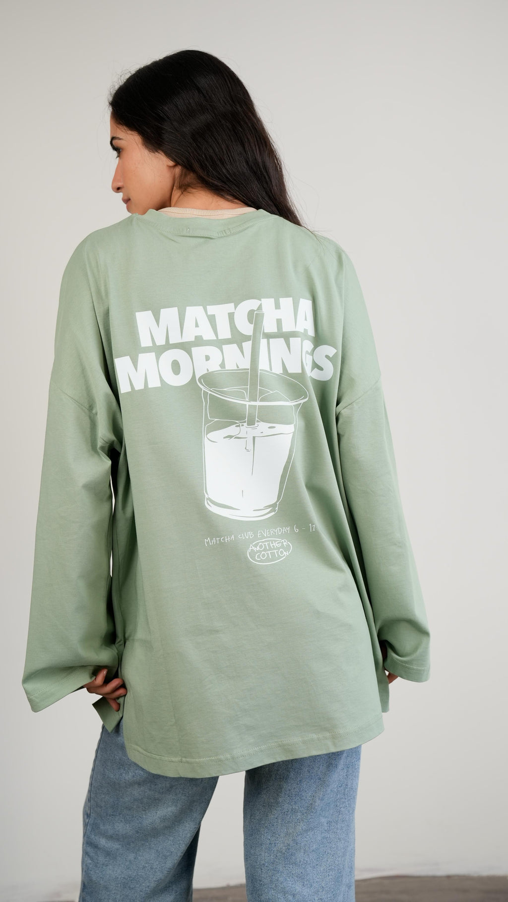 Matcha dept widesleeves t-shirt