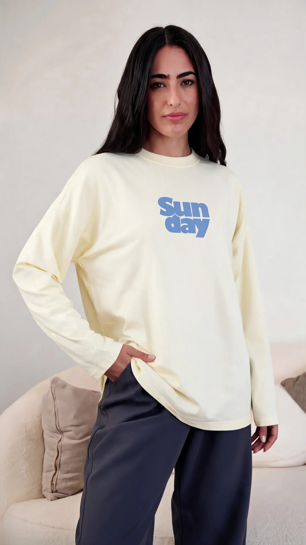 Sunday long-sleeve t-shirt