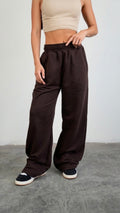 Brown Wide-leg pants