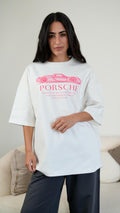 White widesleeves t-shirt