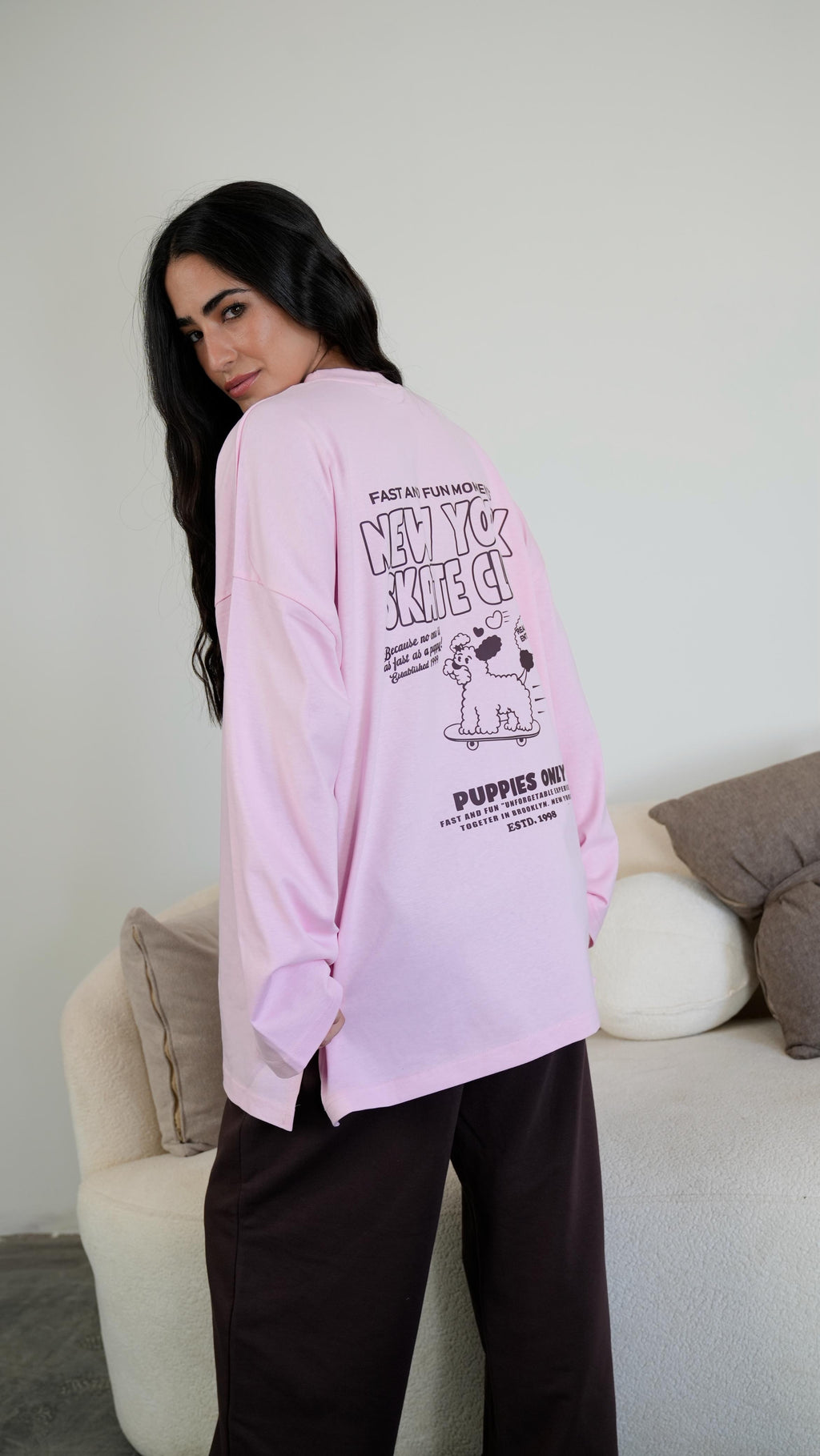 New York widesleeves t-shirt