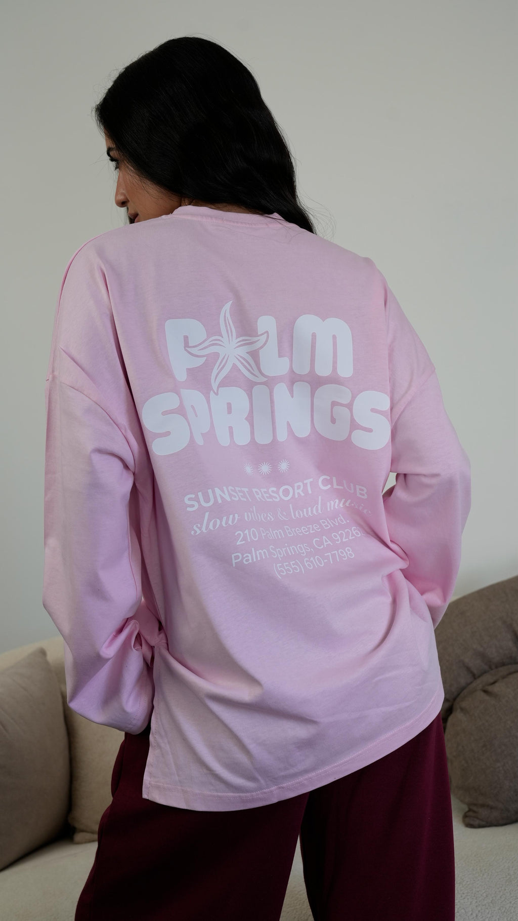 Palm Springs widesleeves t-shirt