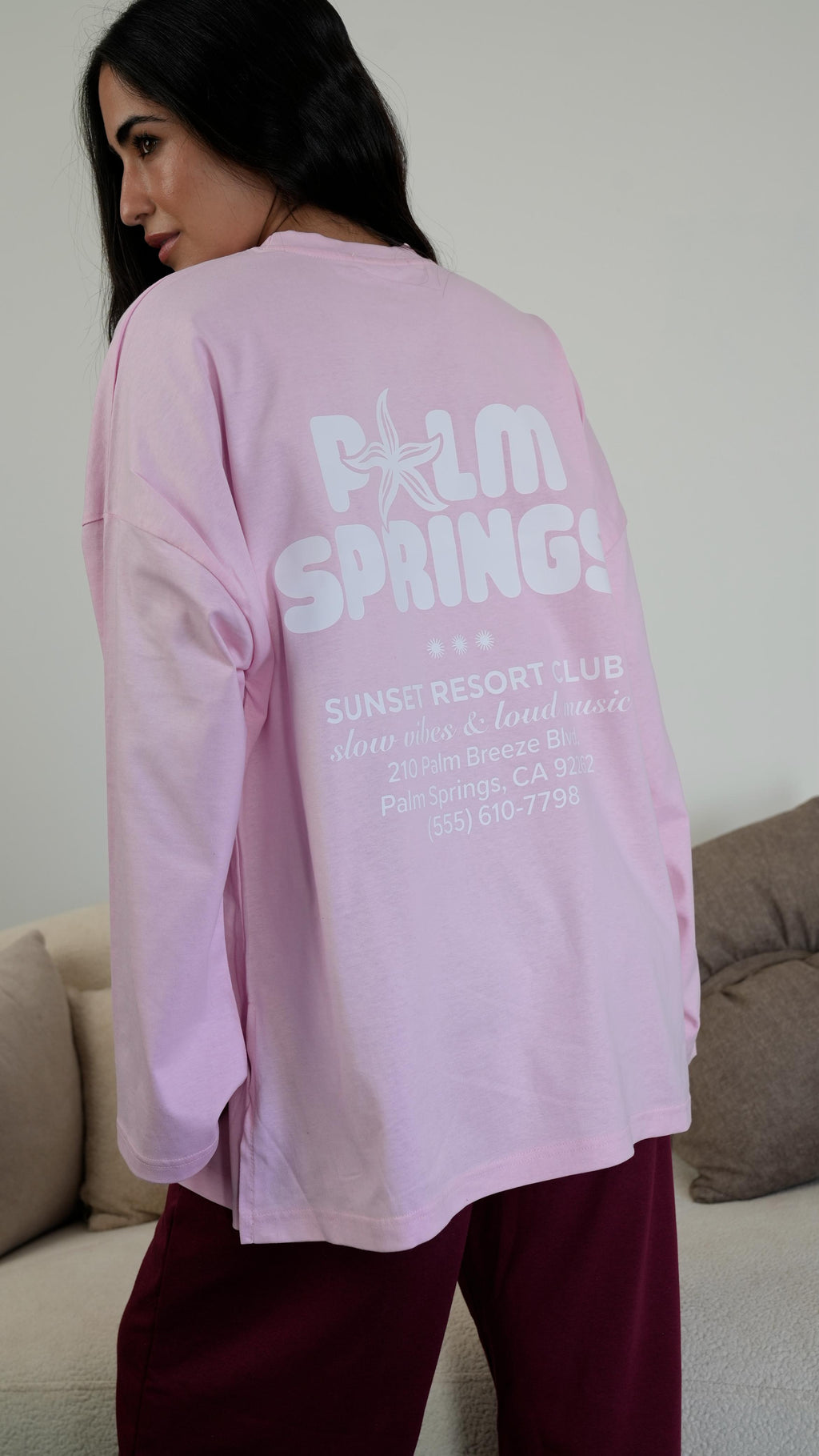 Palm Springs widesleeves t-shirt