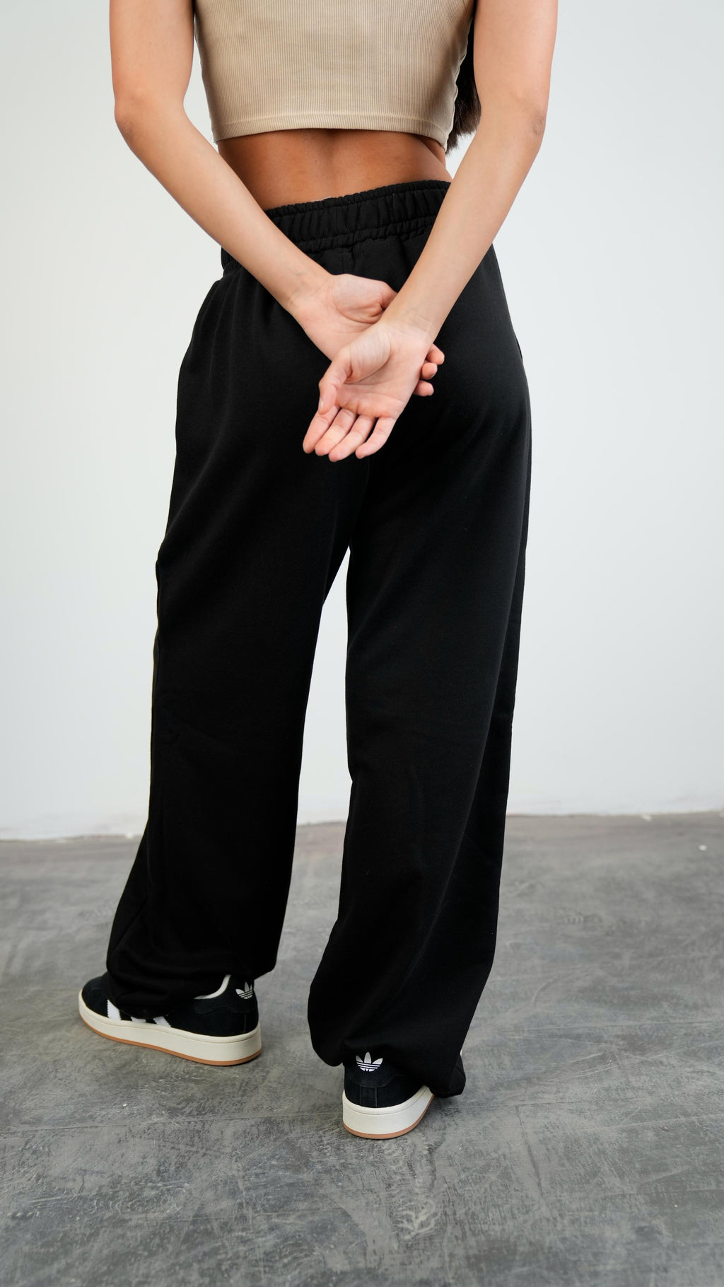 Black Wide-leg Pants