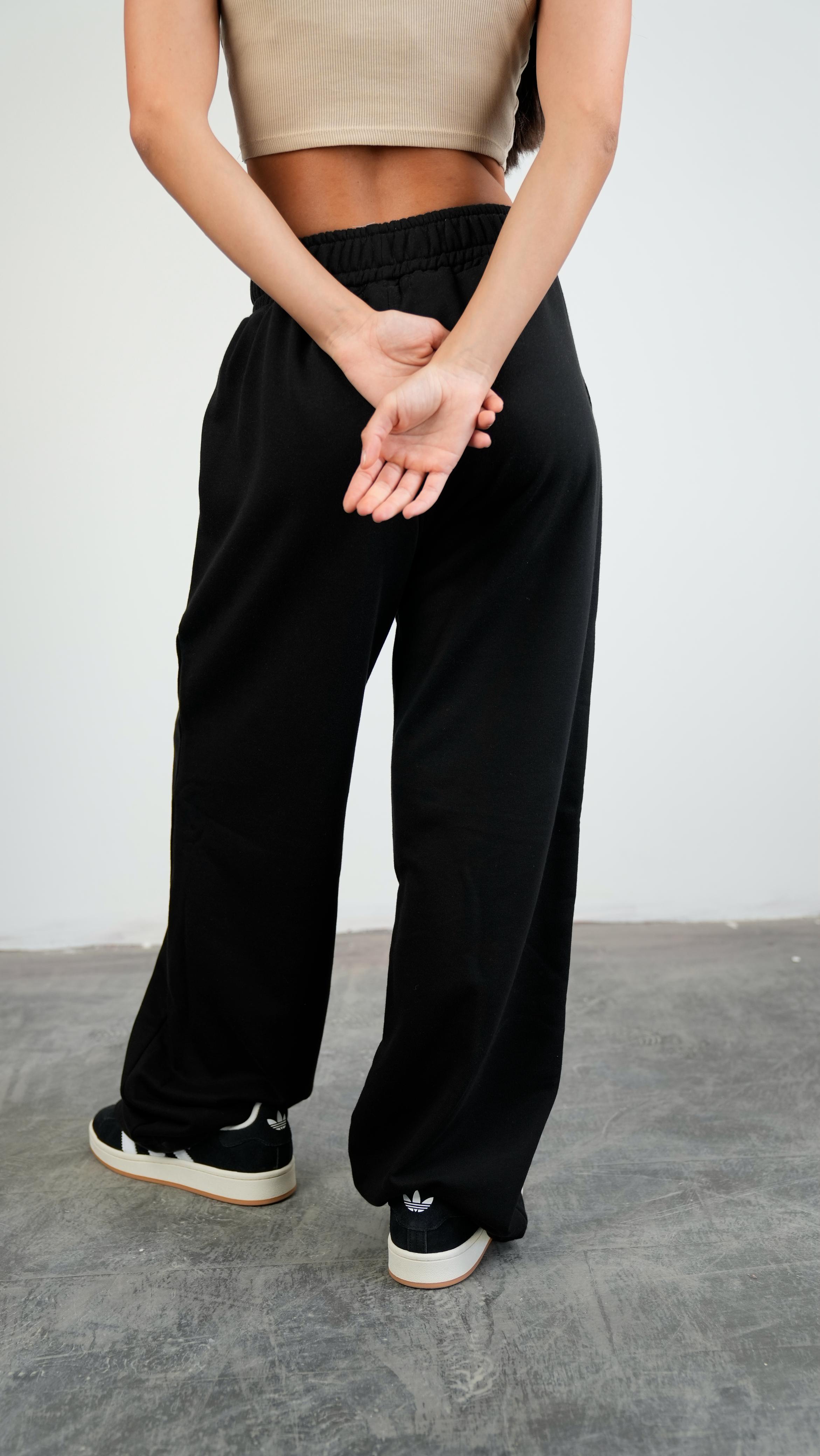 Black Wide-leg Pants