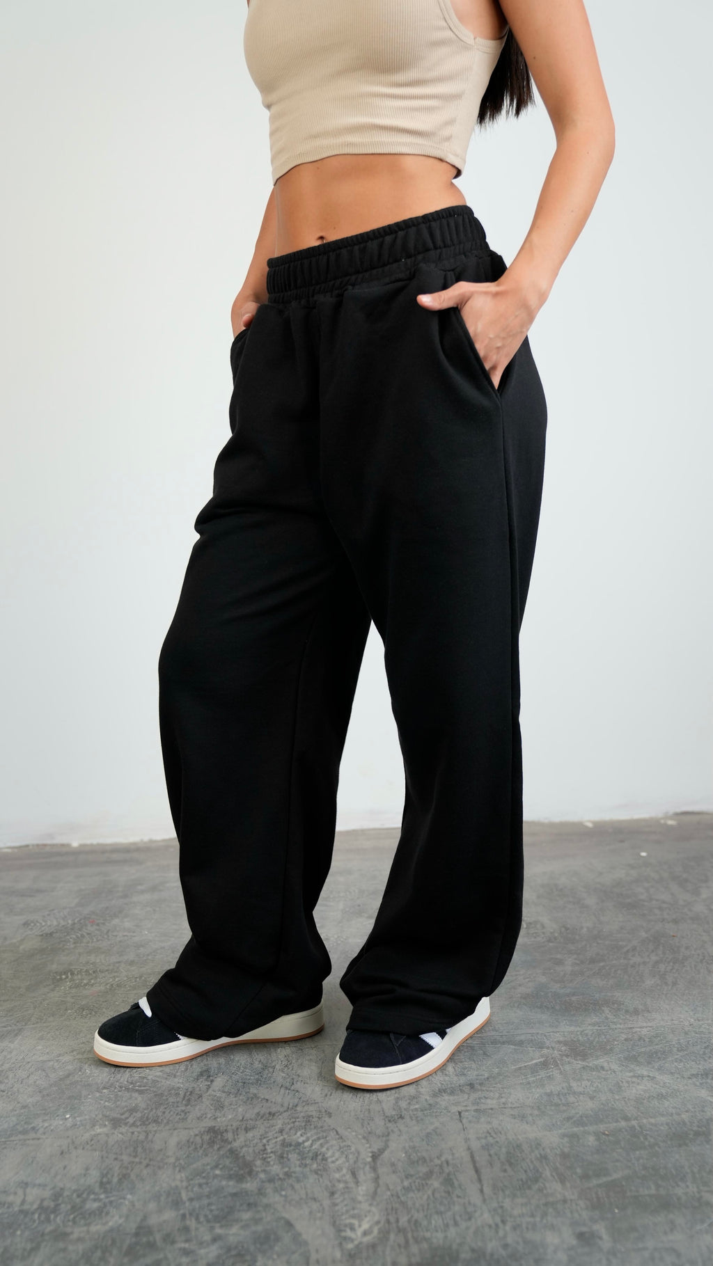 Black Wide-leg Pants