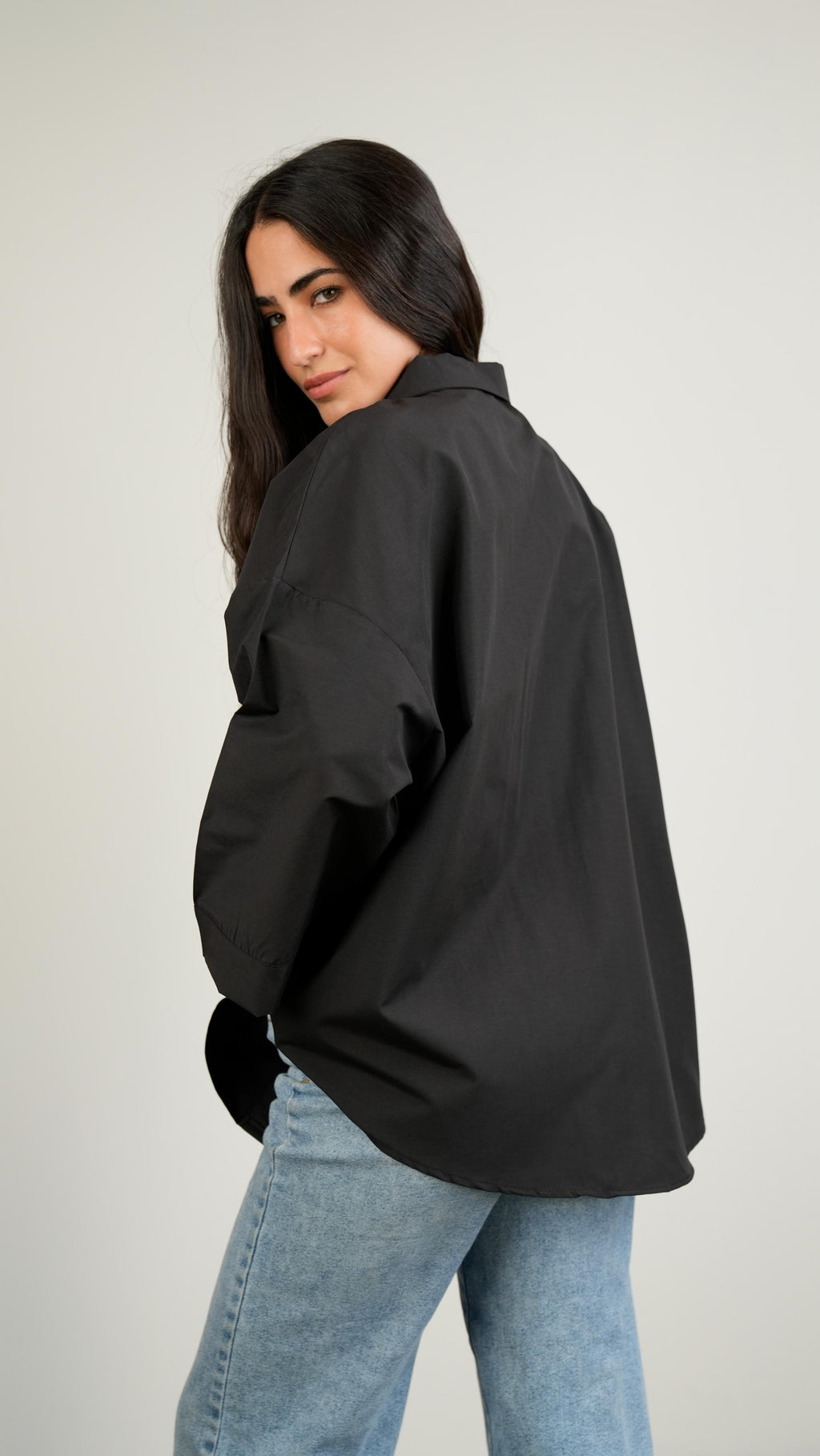 Essential Shirt wide-sleeve Black