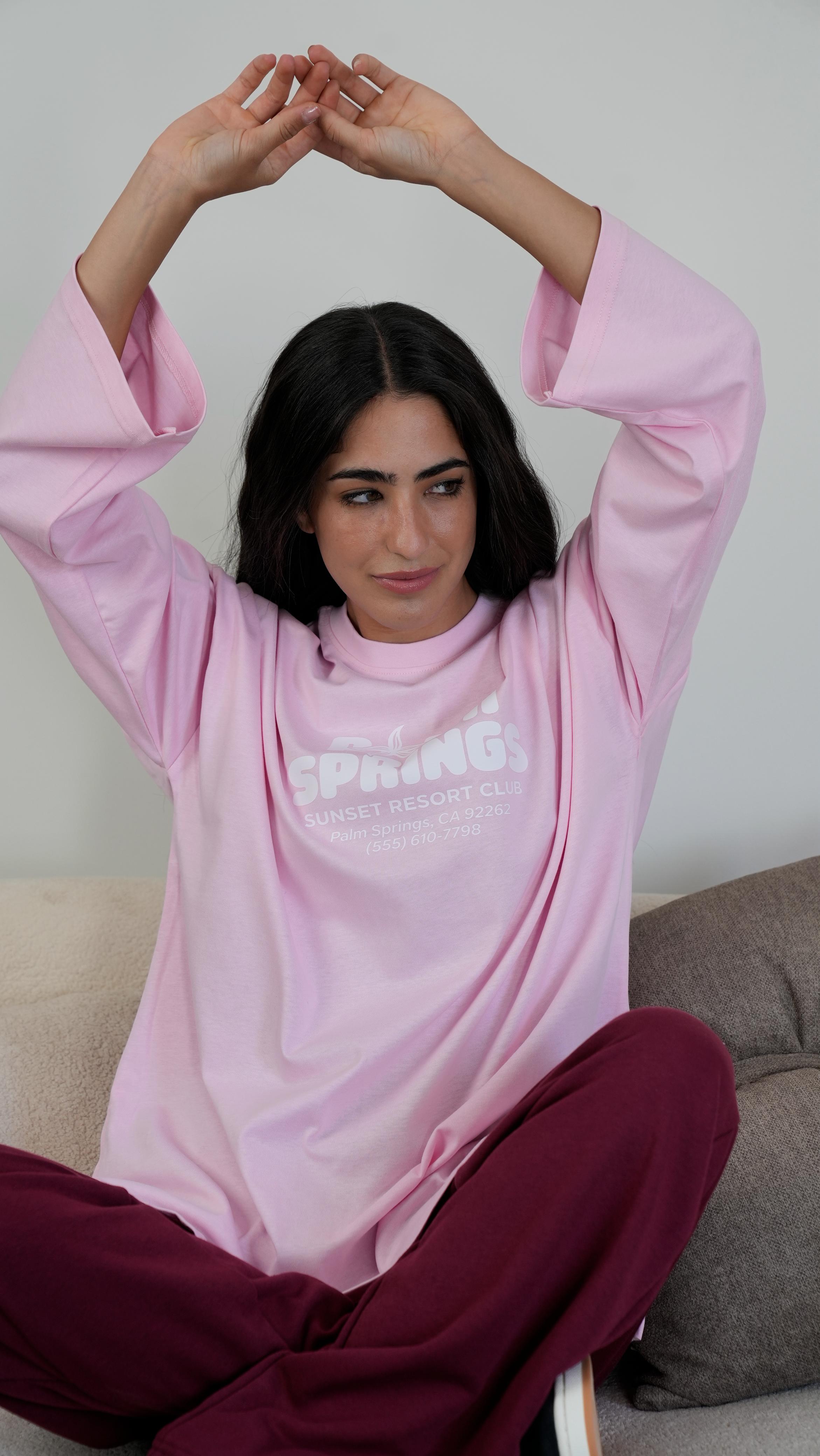 Palm Springs widesleeves t-shirt