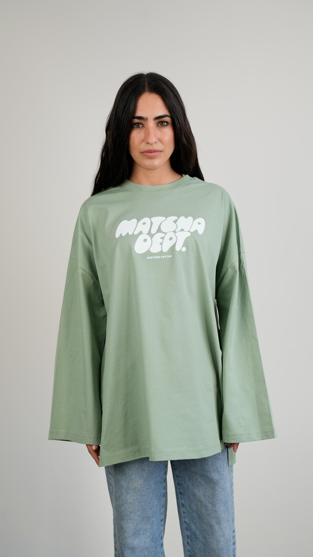 Matcha dept widesleeves t-shirt