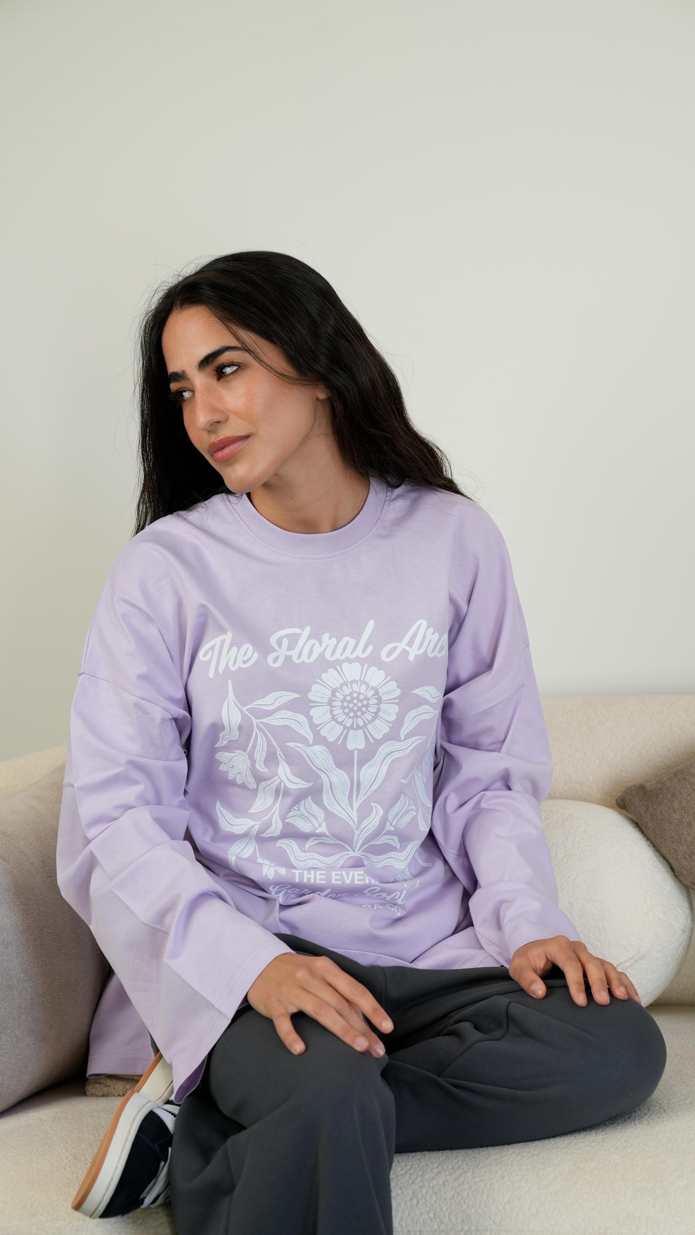The Floral Archive widesleeves t-shirt