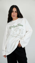 Relax time widesleeves t-shirt