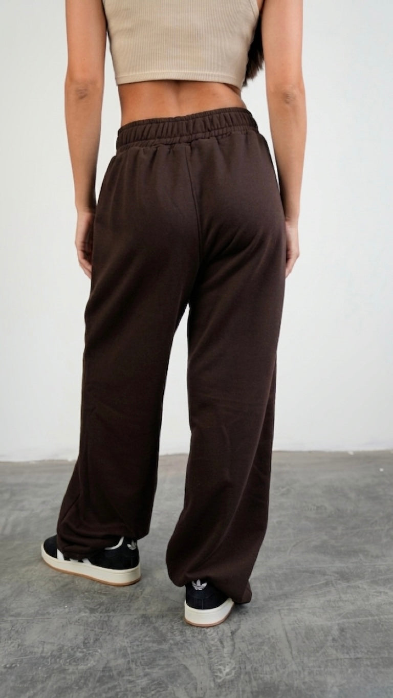 Brown Wide-leg pants