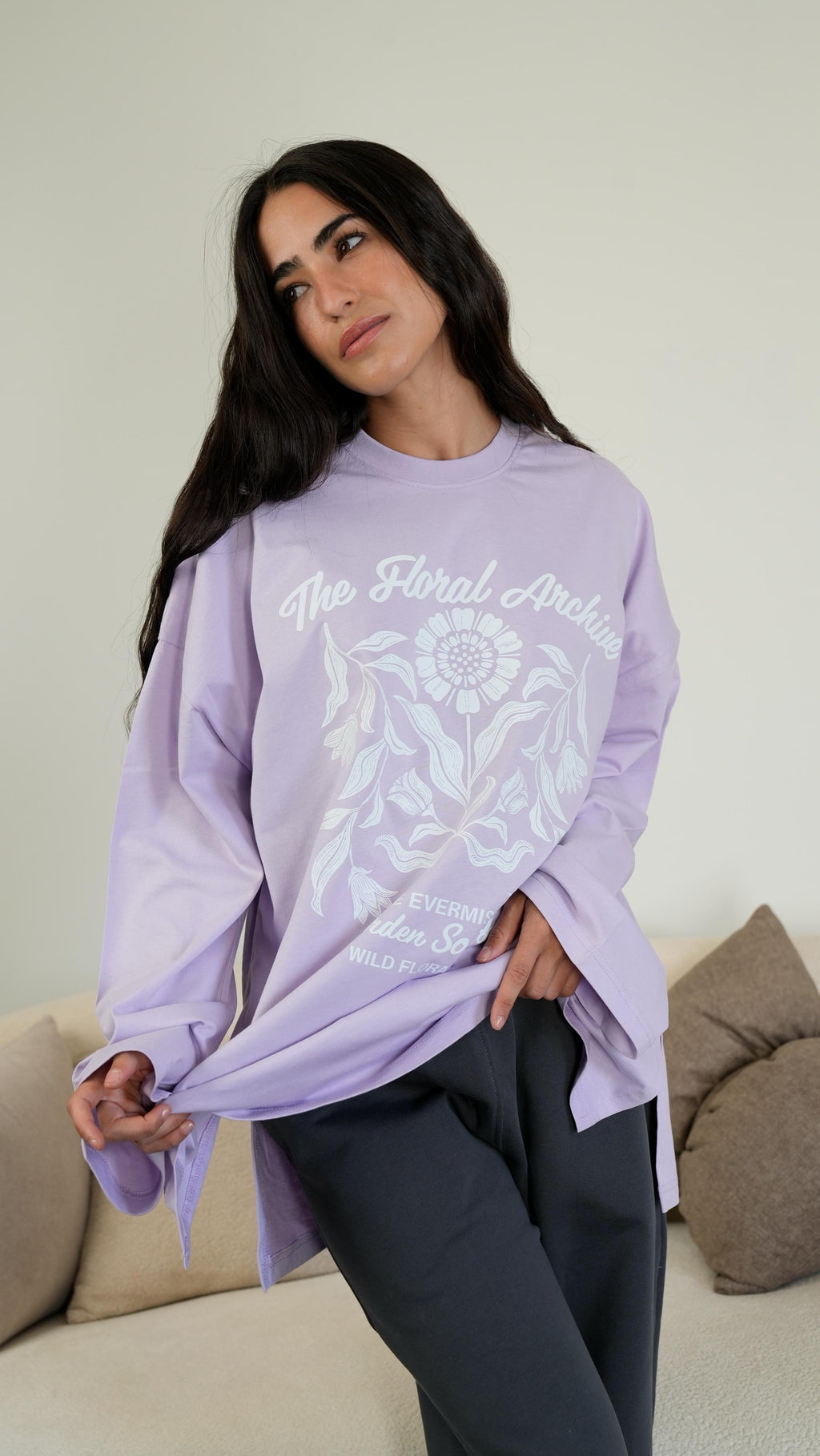 The Floral Archive widesleeves t-shirt
