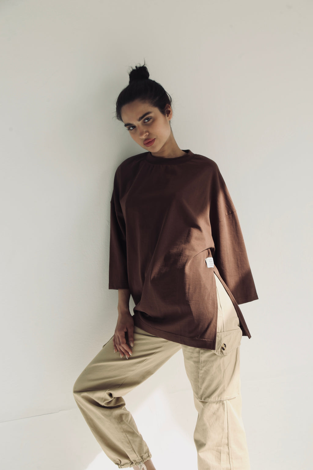 DRIFT Oversized T-shirt Browne  ✨