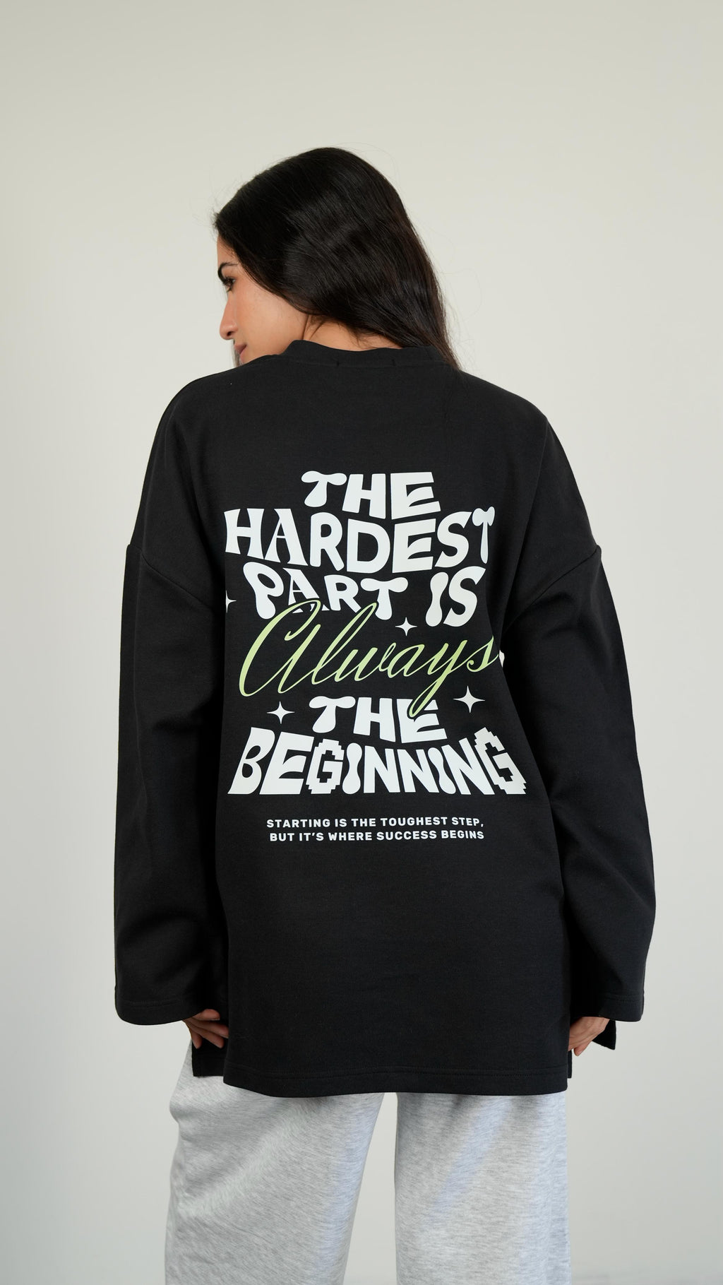 The Hardest widesleeves t-shirt