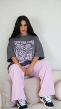 Tropical Lines short-sleeve t-shirt