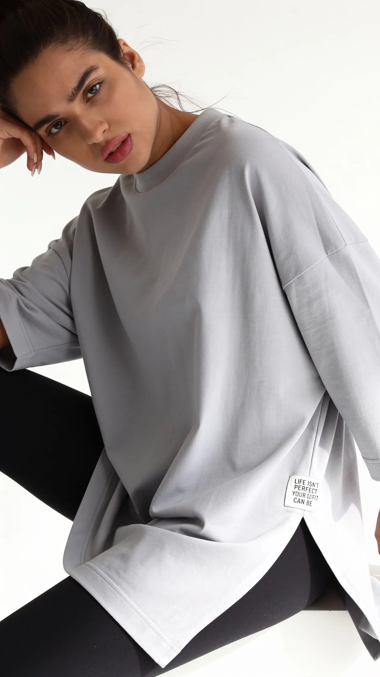 DRIFT Oversized T-shirt Silver ✨